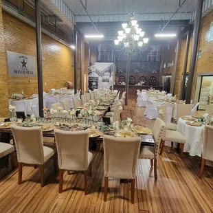 TRD can host Rehearsal Dinners of various sizes!