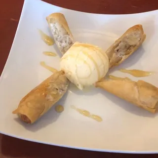 Fried Banana with Ice Cream