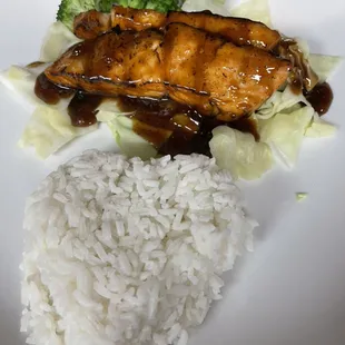 Salmon Teriyaki Lunch Special...yummy