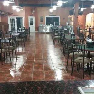 Order at the back counter