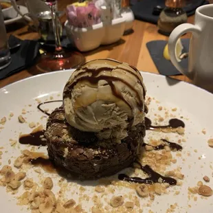 Double chocolate brownie