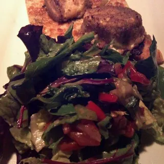 Pecan Crusted Goat Cheese Salad