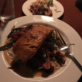 Blackened Pan Seared Scottish Salmon