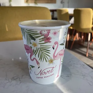 oat milk latte with macadamia