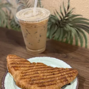 The Spanish and ham and cheese croissant