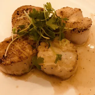 ICKY. OVERWHELMING SALTY. 4 SCALLOPS FOR $32. :(