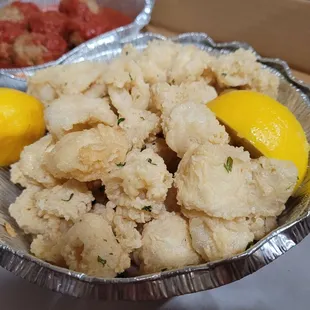 a bowl of food