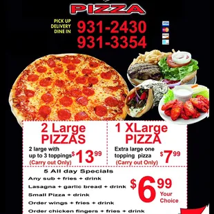 All day special&apos;s