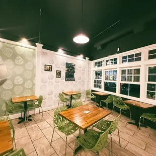 interior, sushi and sashimi