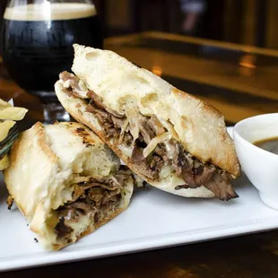 a sandwich and chips