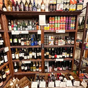 Downstairs Beer &amp; Wine Selections