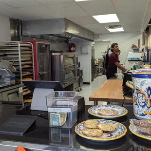 Counter space and prep area