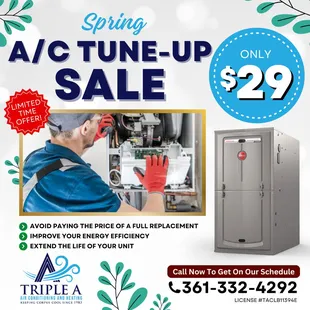 Spring A/C Tune-up Specials