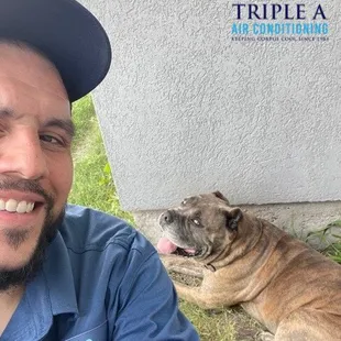 Eric is getting the stare down!