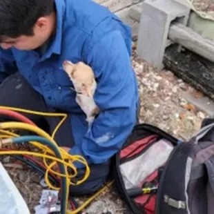 Josh getting some extra help.