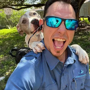 Getting some extra help with the call today!