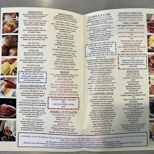 BIG breakfast menu