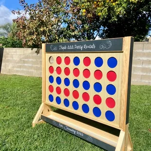 Getting the family together for a good time tale em back with our life size connect four 65$ a day