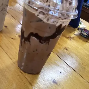 Mocha Myers iced coffee