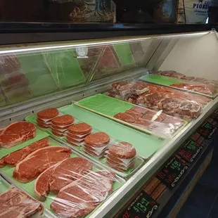 Steaks to choose from