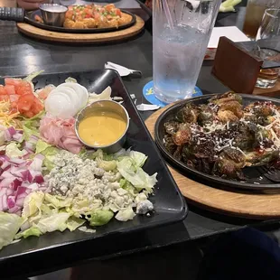 a plate of food on a table