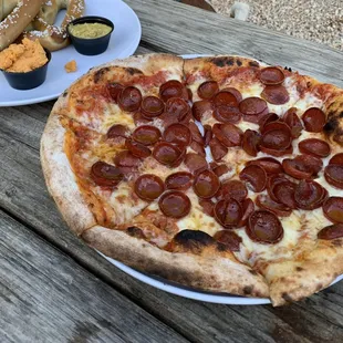 Pepperoni with Hot Honey Sauce Pizza