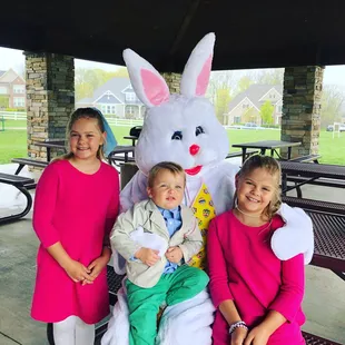 The Triple Crown Country Club community has an annual Easter egg hunt and pictures with the Easter Bunny!