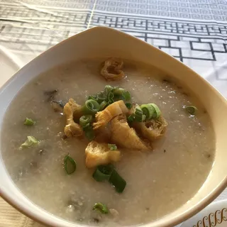 Plain Congee with Fried Fritters