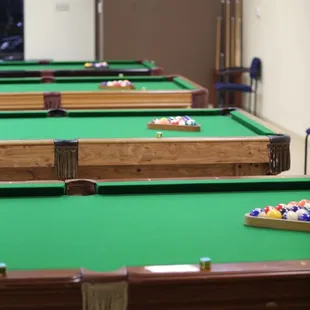 Pool tables