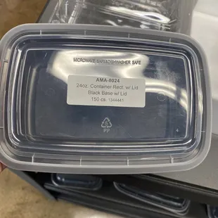 Some container selections + pricing.