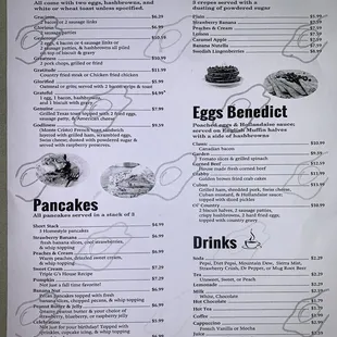 Breakfast Menu