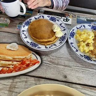 Pumpkin Pancake Combo