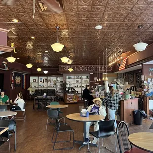 Triple moon coffee interior
