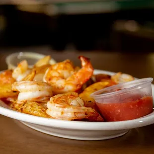 shrimp and fries