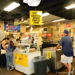 The counter.