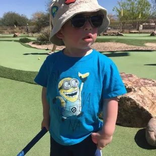 Mini golfer