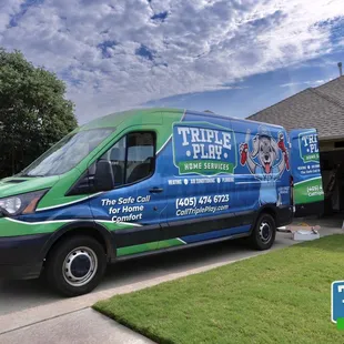 Triple Play onsite for new HVAC System