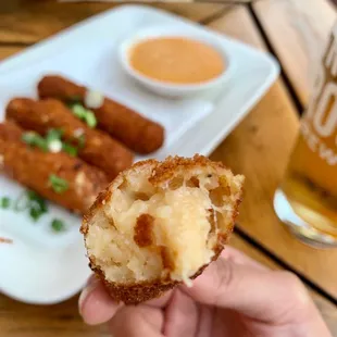 Cheddar Potato Croquettes