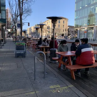 Outdoor seating