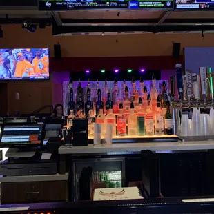 View from the bar where I was seated