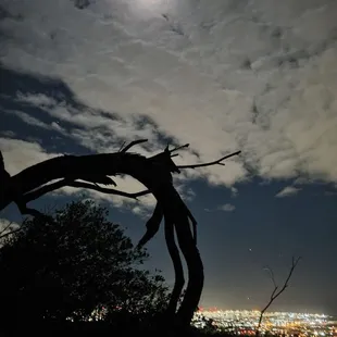 Full moon with eclipse hike