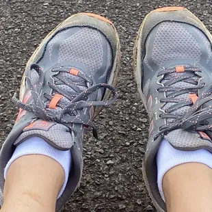 See the mud. It's muddy.