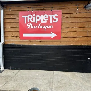 Exterior sign is a great help since it&apos;s sort of confusing as to where to enter