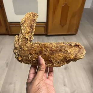 Fried turkey wing