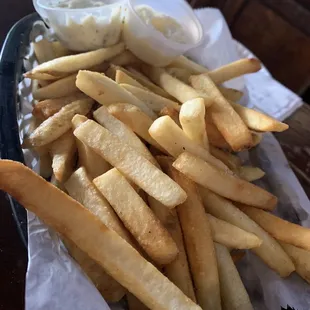 Fries and Hoops at a new find. I&apos;d come back for sure!