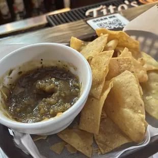 Chips &amp; Homemade Salsa