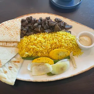 Beef Shawarma Plate