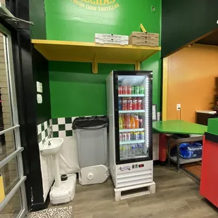 Drinks and mini sink