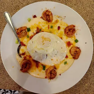 Oct 2022: Red&apos;s Shrimp &amp; Grits @ $13.99-- LOADED w/ bacon &amp; delicious!