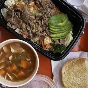 42. Beef Teriyaki Bowl NOT Recommended. Vegetable Homemade Soup